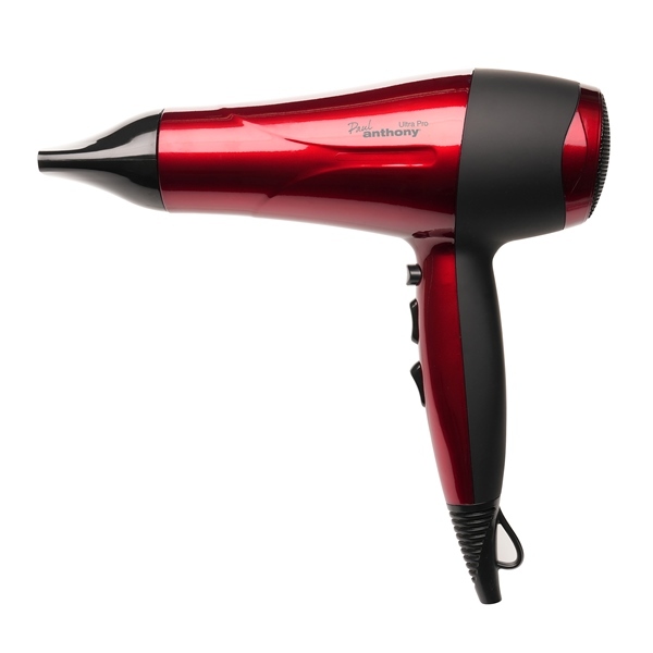 Paul Anthony Ultra Pro 2200w HairDryer with Diffuser-Hot Red