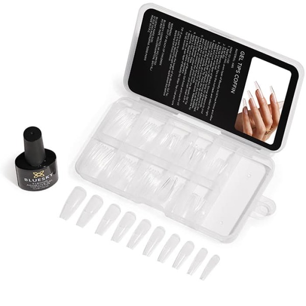 Bluesky Soft Gel Nail Extension Kit  - Coffin