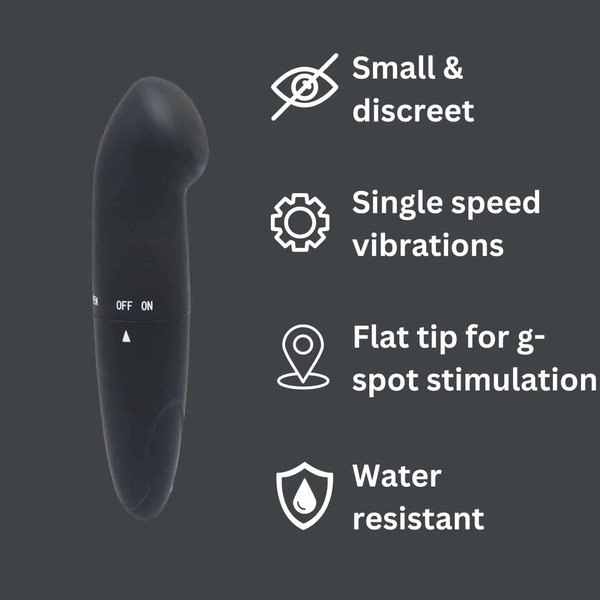 Loving Joy Mini G-Spot Vibrator Black