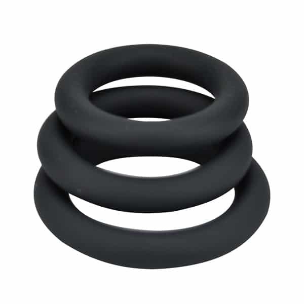 Loving Joy Thick Silicone Cock Rings 3 Grey