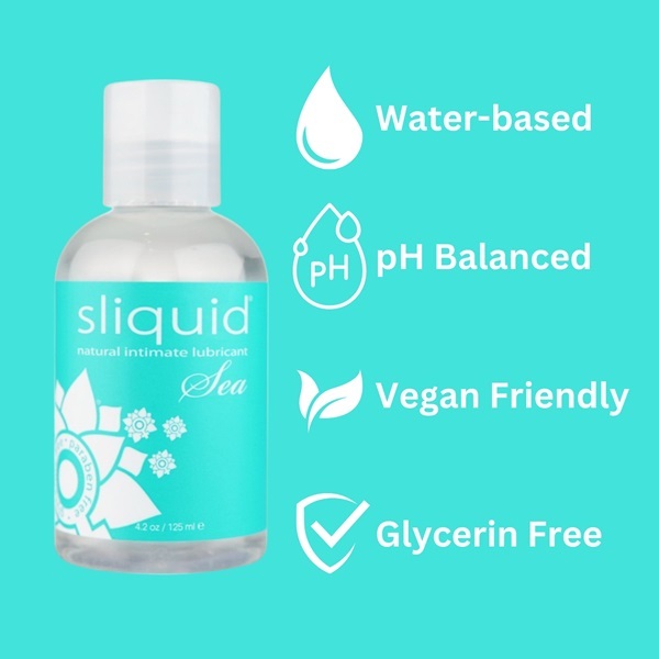 Sliquid Naturals Sea Carrageenan Infused Lubricant 125ml