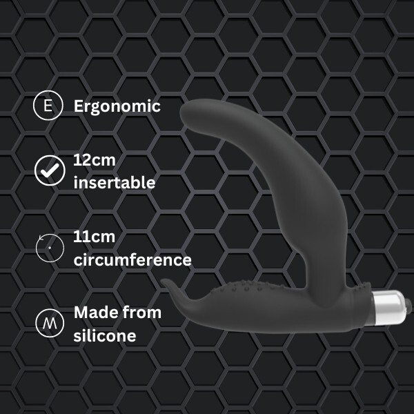 Rev-Pro Vibrating Prostate Massager with Perineum Stimulator