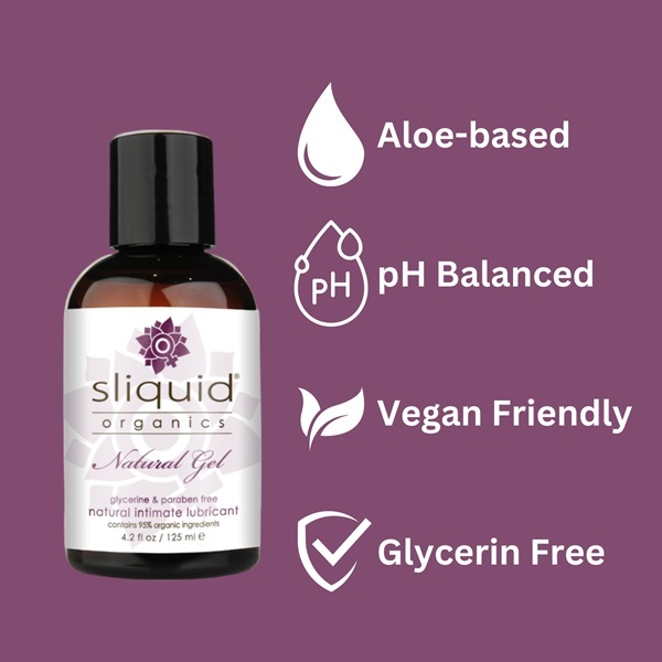 Sliquid Organics Natural Gel Thick Lubricant 125ml