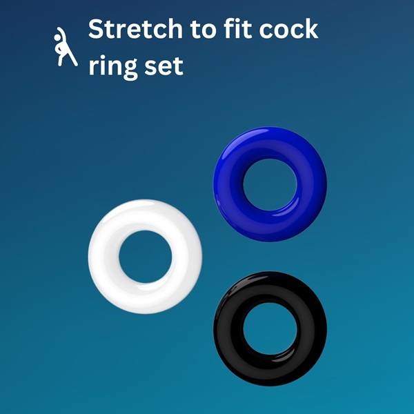 JoyRings Doughnut Cock Rings (3 Pack)