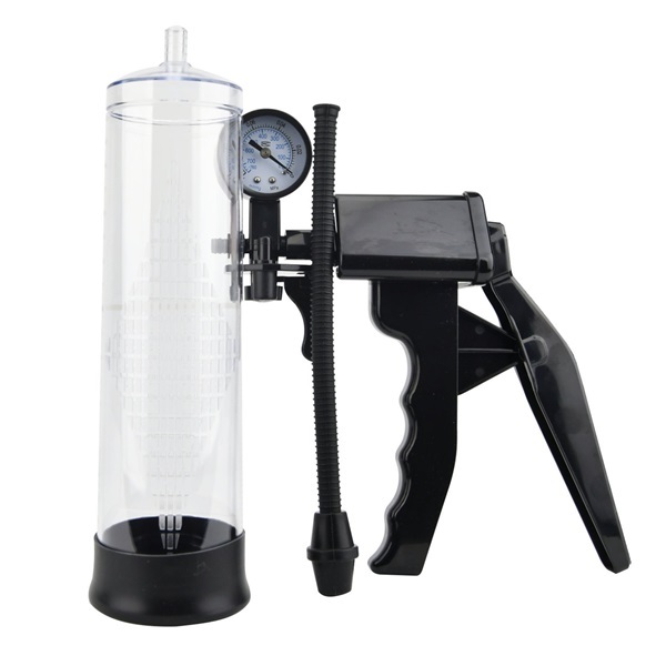 Rev-Pump Gauge Pistol Grip Penis Pump