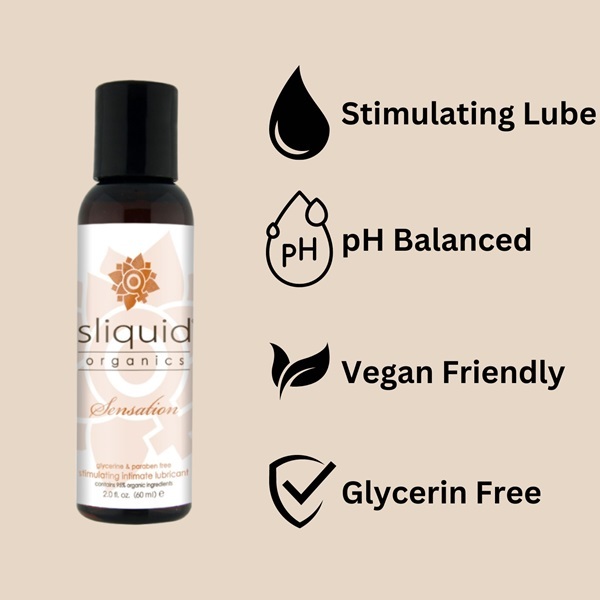 Sliquid Organics Sensations Stimulating Lubricant 59ml