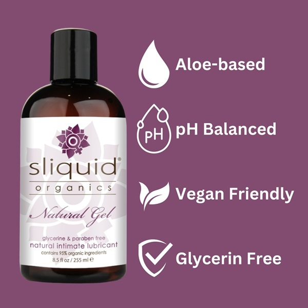 Sliquid Organics Natural Gel Thick Lubricant 255ml