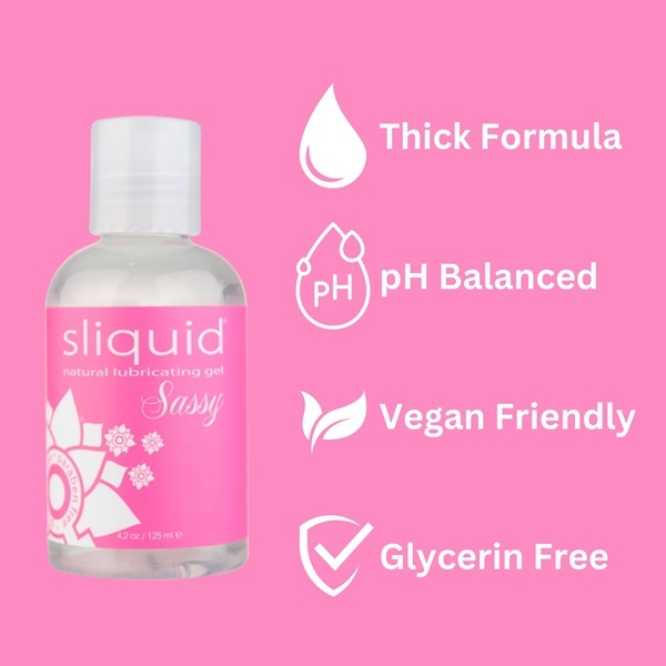 Sliquid Naturals Sassy Anal Lubricant 125ml