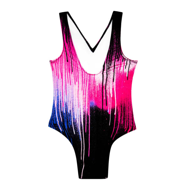 Hype Girls Drips One Piece Swimsuit (5-6 Years)