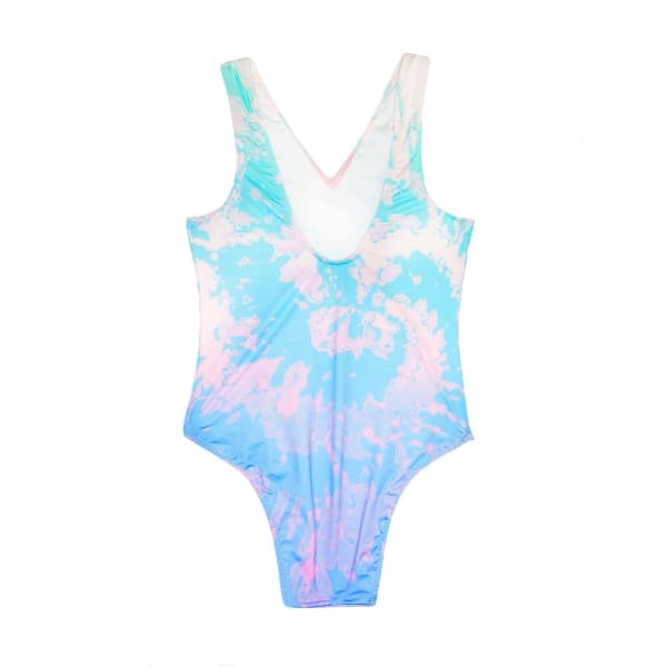 Hype Girls Pastel Tie Dye One Piece Swimsuit (14 Years)