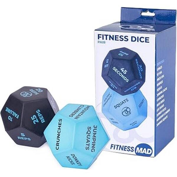 Fitness Mad 12 Sided Fitness Dice (Pack of 2)