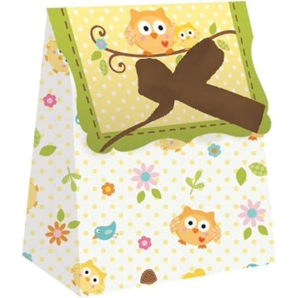 Creative Party Happy Tree Die Cut Baby Shower Gift Bag