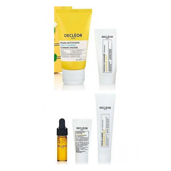 Decleor - Green Set Mousse, Scrub, Serum, Balm, Bag