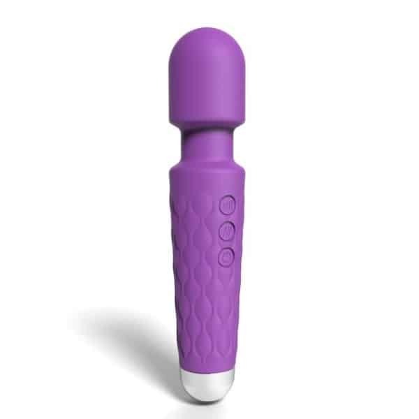 Loving Joy 20 Function Wand Vibrator Sex Toy Purple