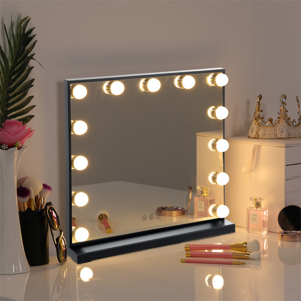 Livingandhome LED Makeup Vanity Mirror 52x42cm