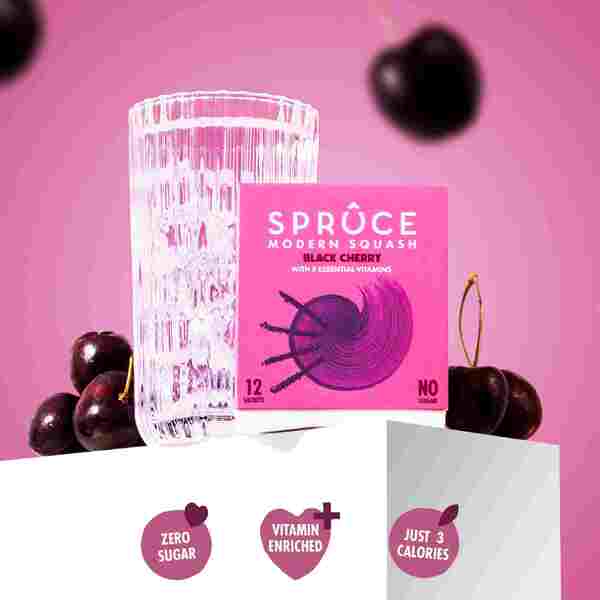 Spruce Black Cherry Enhancers (12 serves)