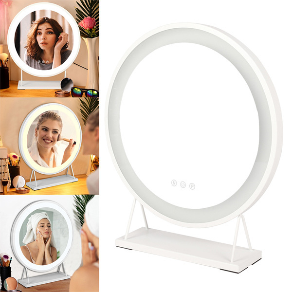 Livingandhome Contemporary Vanity Mirror with LED Lights