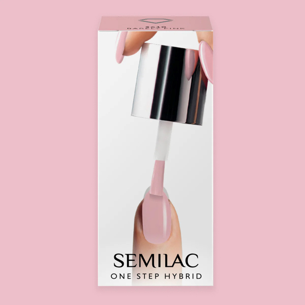 Semilac One Step Gel Polish Bottle 5ml 610 Barely Pink