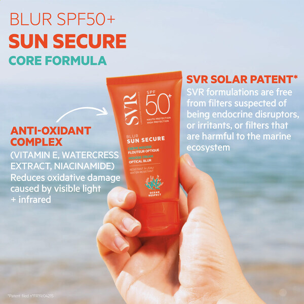 SVR SUN SECURE BLUR SPF50+ Perfecting Face Sunscreen 50ml