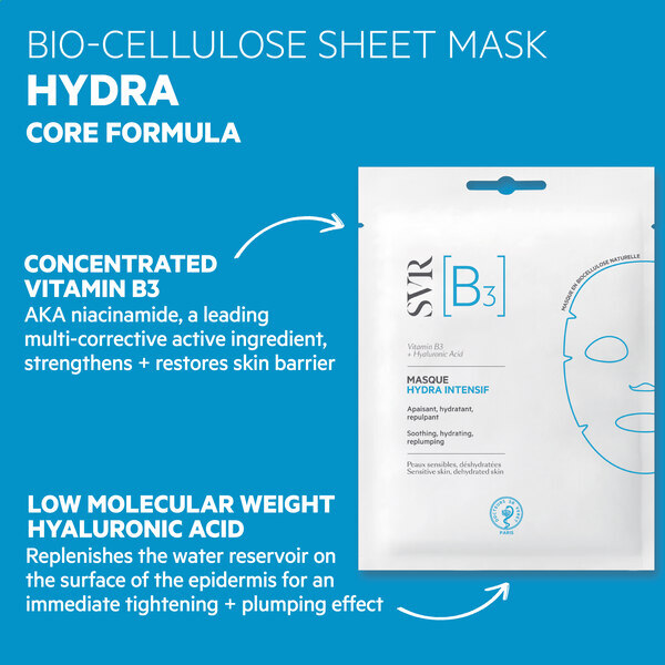 SVR [B3] Hydra Intensive Replenishing Sheet Mask 150 ml