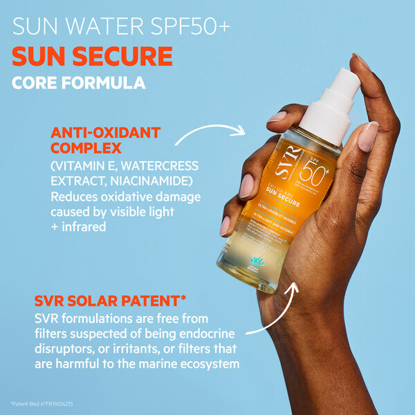 SVR SUN SECURE SPF 50+ Face & Body Oleo-Water Spray, 100ml