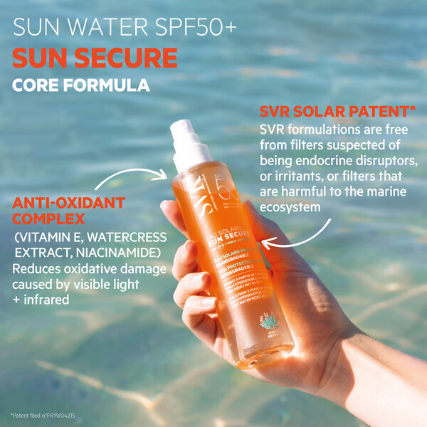 SVR SUN SECURE SPF 50+ Face & Body Oleo-Water Spray, 200ml