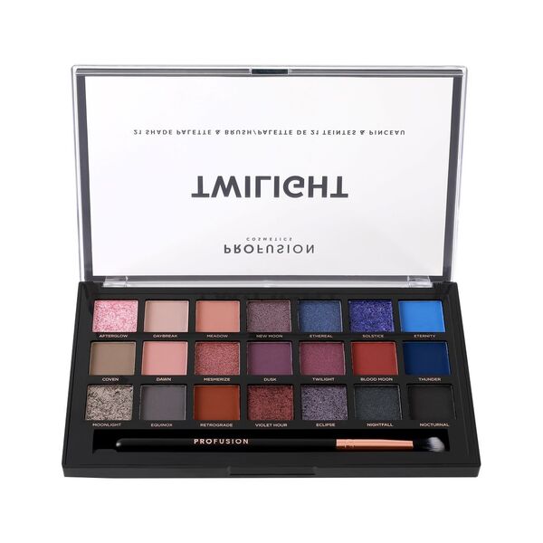 Profusion Cosmetics Twilight 21 Shade Eyeshadow Palette