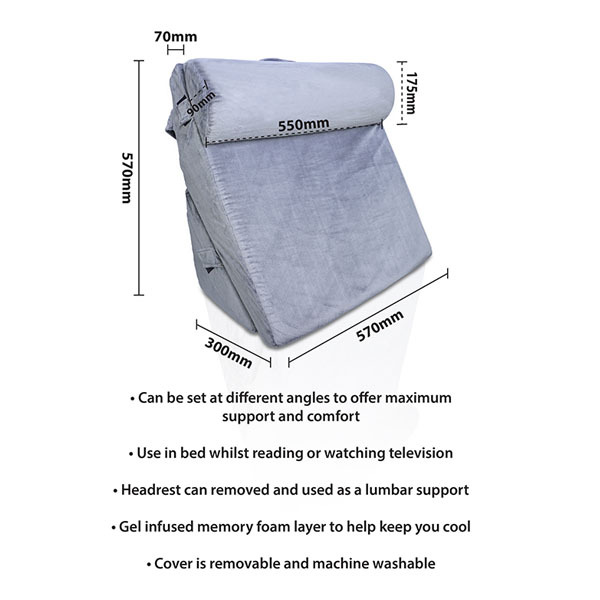 Aidapt Folding Adjustable Bed Wedge Pillow