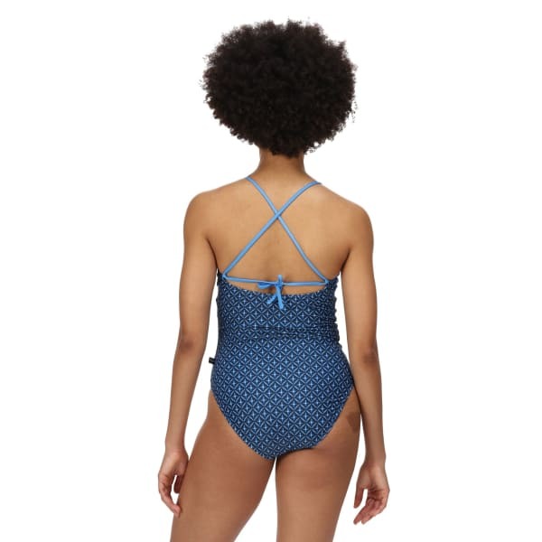 Regatta Womens Halliday Tile One Piece Swimsuit (16)