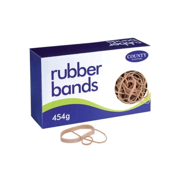 County Stationery Box No 16 Rubber Band (454g)