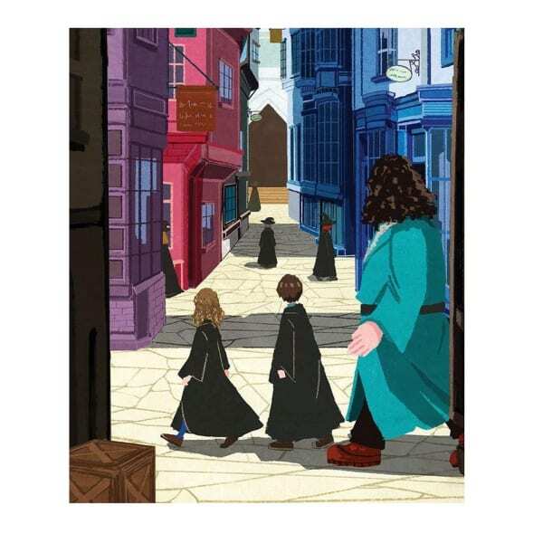 Harry Potter Looking Forward Diagon Alley Paper Print