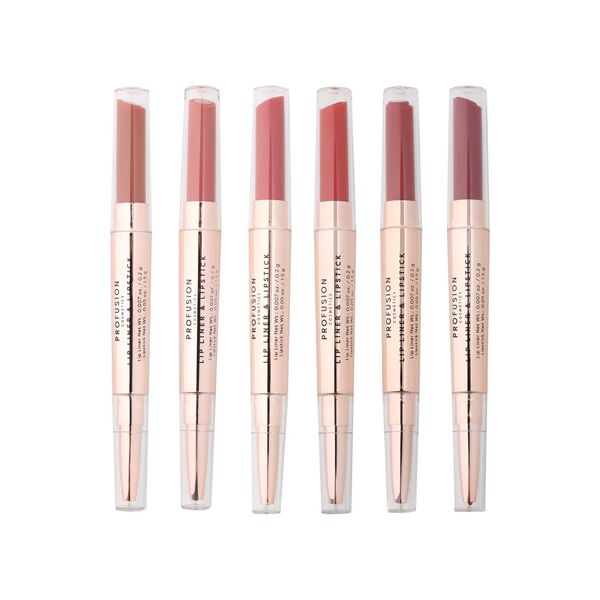 Profusion Cosmetics Lunar Lips 6 PC Lipstick & Liner Set