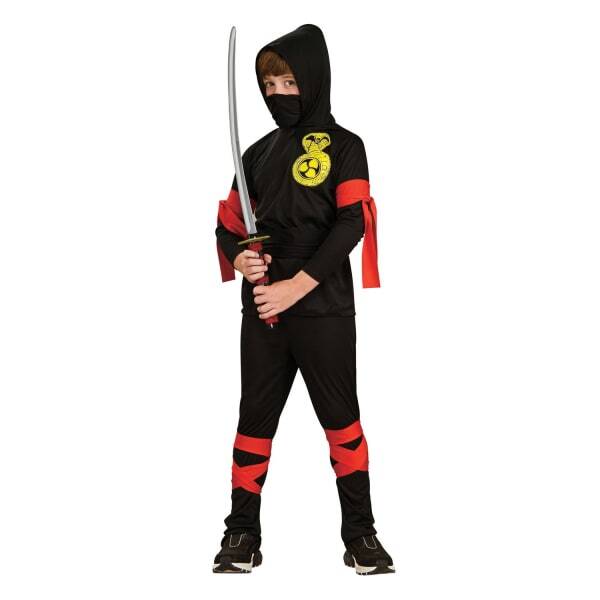 Bristol Novelty Kids Ninja Costume Set (4-6 Years)