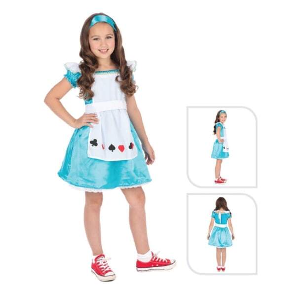 Bristol Novelty rens/Girls Alice Costume (S)