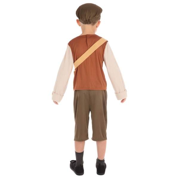 Bristol Novelty rens/Boys Evacuee Schoolboy Costume (S)