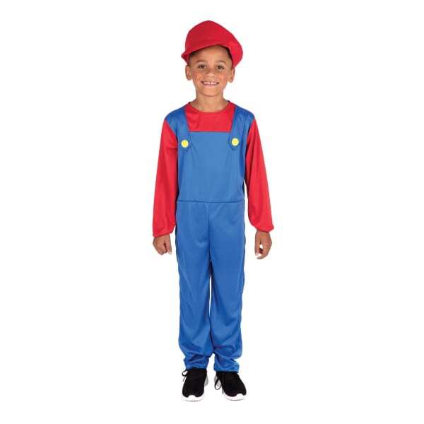 Bristol Novelty rens/Boys Plumber Costume (L)