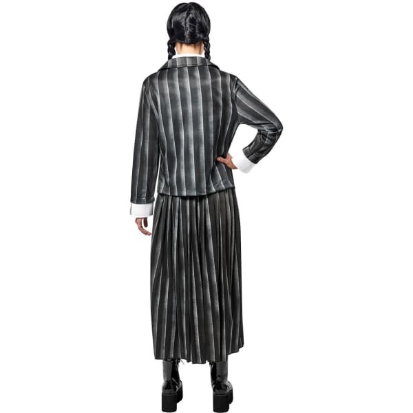 Wednesday Womens Nevermore School Uniform Costume Set (L)