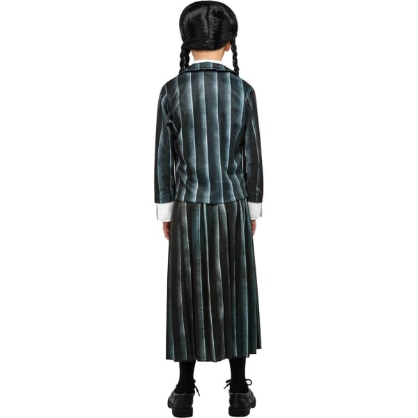 Wednesday Girls School Uniform Costume (9-10 Years)