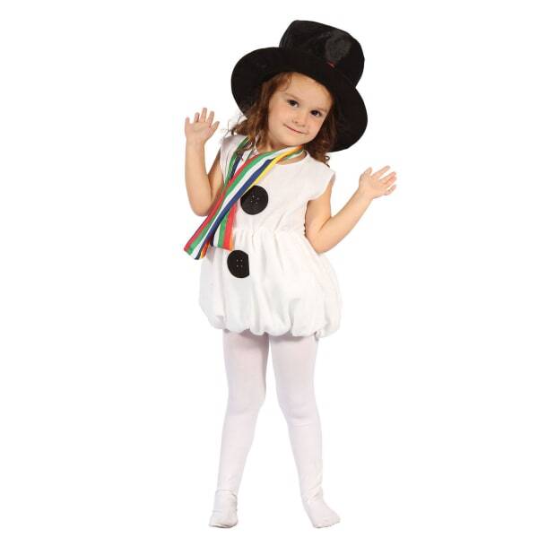 Bristol Novelty rens/Girls Snowman Costume (L)