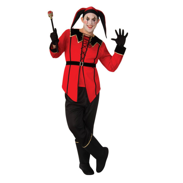 Bristol Novelty Mens Court Jester Costume (XL)