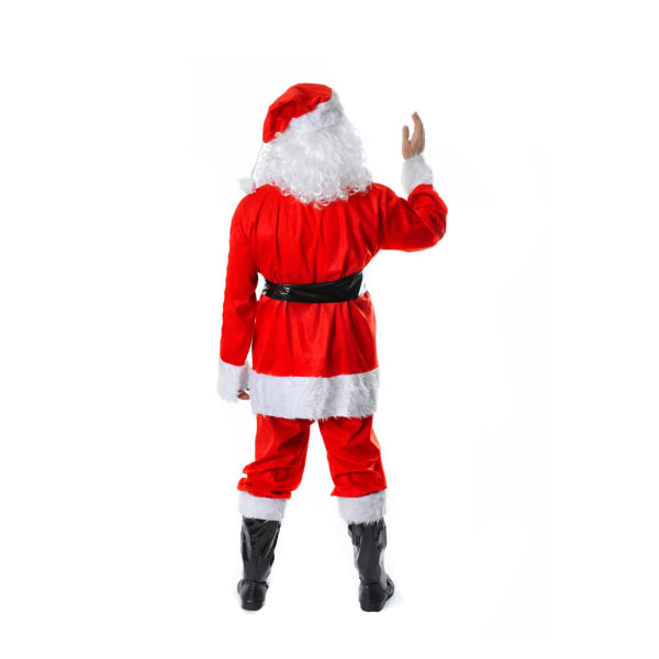 Bristol Novelty Adults Fur Complete Christmas Santa Costume