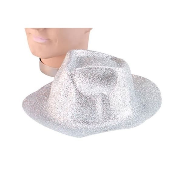 Bristol Novelty Unisex Glitter Trilby Hat