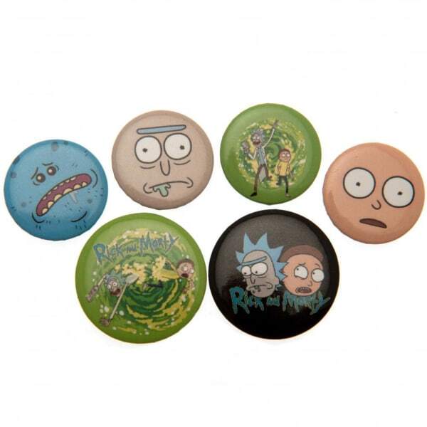 Rick And Morty Portal Button Badge Set