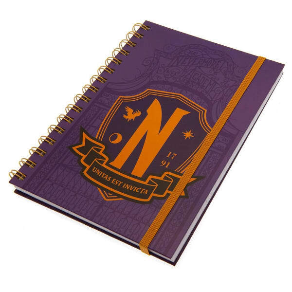 Wednesday Nevermore Shield A5 Notebook