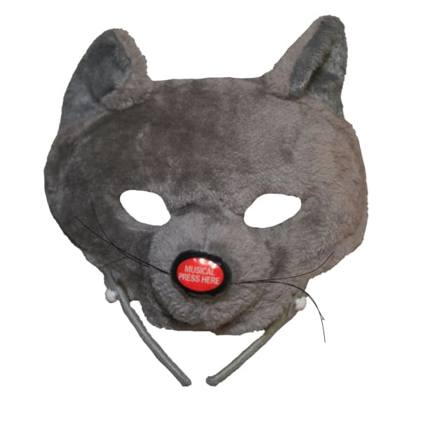 Bristol Novelty Adults Rat Mask With Sound