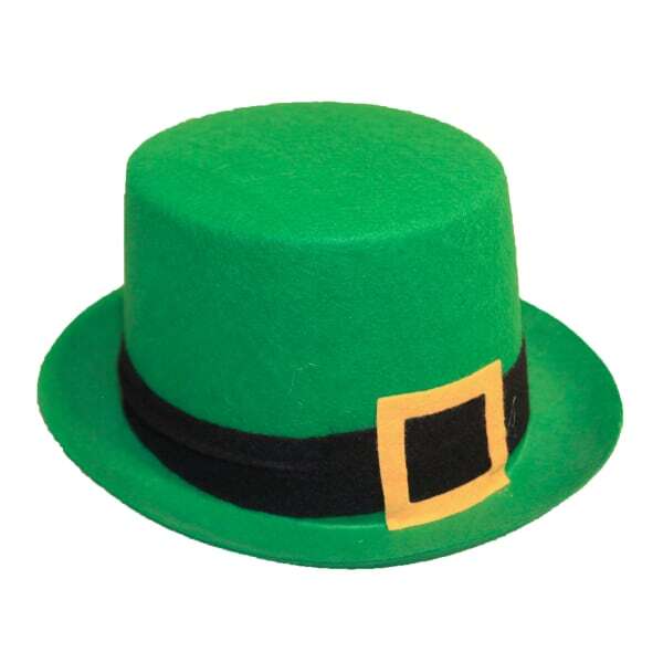 Bristol Novelty Unisex Leprechaun Top Hat