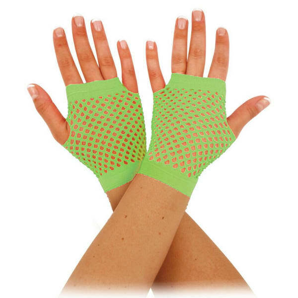 Bristol Novelty Adults Short Fishnet Gloves (1 Pair)