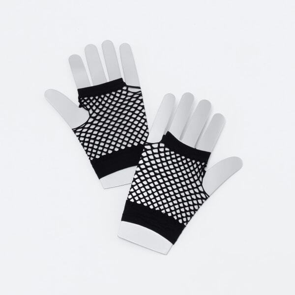 Bristol Novelty Adults Short Fishnet Gloves (1 Pair)