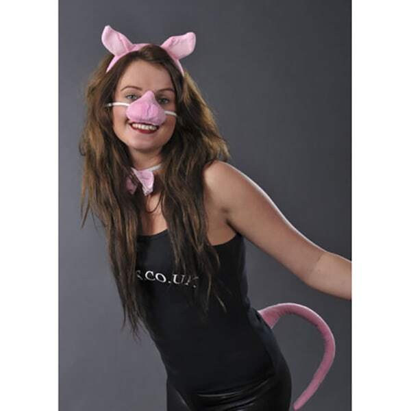 Unisex Pig Fancy Dress Accessories Set With Sound