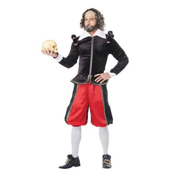 California Costumes Adult William Shakespeare Medium